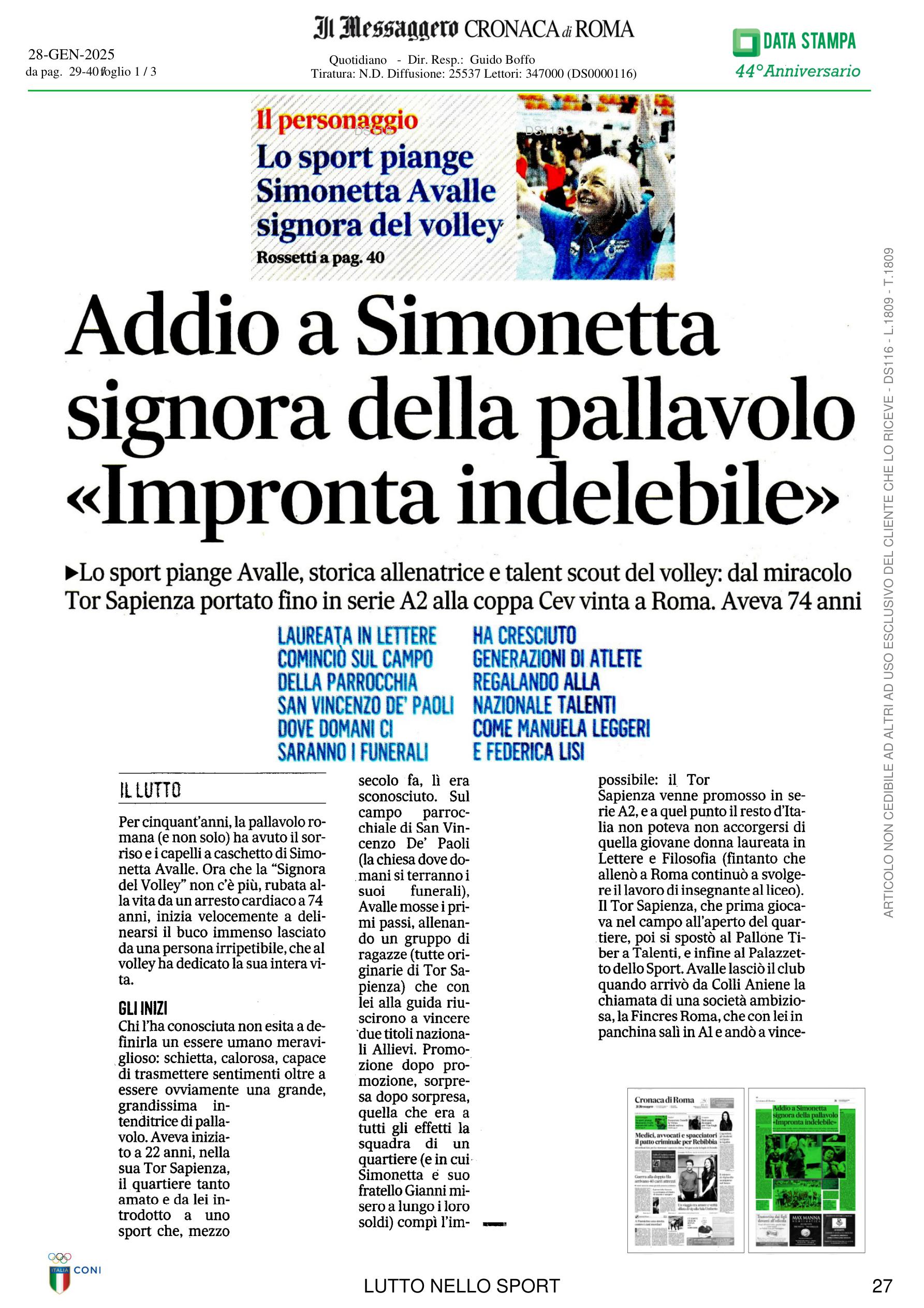 Simonetta Avalle ras stampa del 202501281630 3